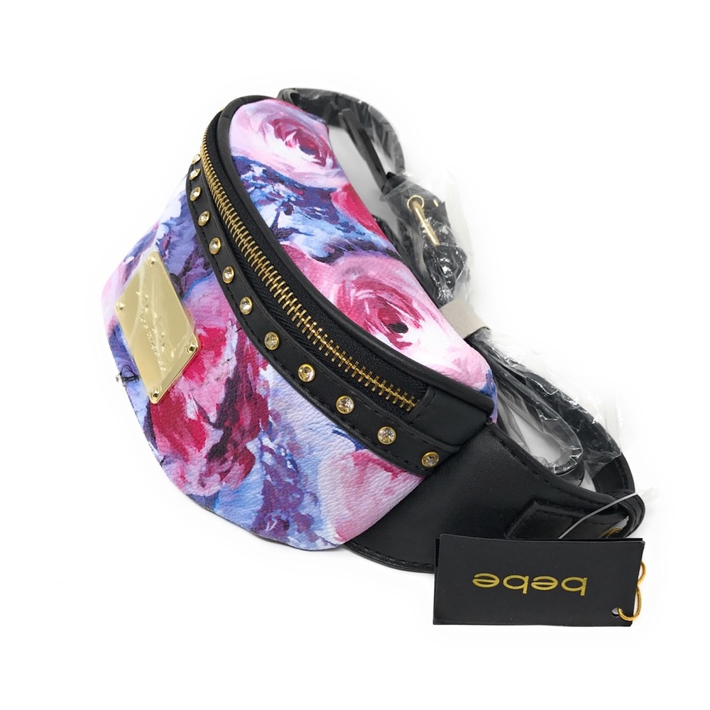 NWT Floral Fanny Pack Flower Body Bag - Picture 2 of 7